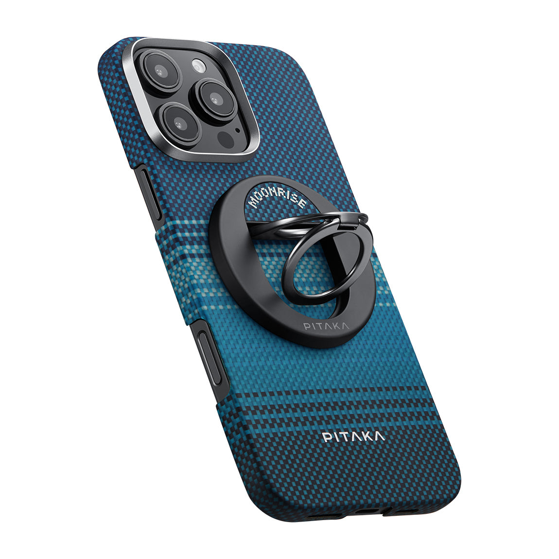 Pitaka Aramid Fiber Sunset Moonrise Serisi Moonrise MagEZ Grip 3 Magnetik Ring Stand Telefon Tutucu Pitaka Aramid Fiber Sunset Moonrise Serisi Moonrise MagEZ Grip 3 Magnetik Ring Stand Telefon Tutucu